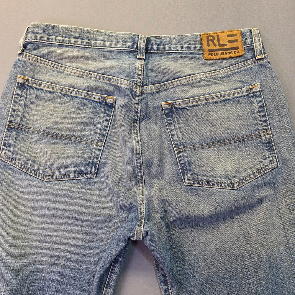 Polo Jeans Co Ralph Lauren Hayden Light Wash Straight Leg Denim Jeans 34x32